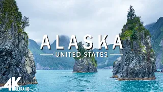 FLYING OVER ALASKA (4K UHD) - Relaxing Music Along With Beautiful Nature Videos - 4K Video HD