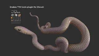 Snakes TTH tools plugin for Zbrush tutorial