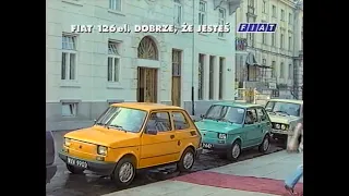 Reklama Nowy Fiat 126 el 1994 Polska Maluch