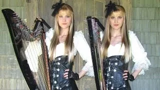 IRON MAIDEN - Dance of Death (Harp Twins) ELECTRIC HARP METAL