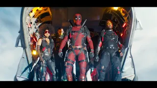 X-Force Skydiving Scene - Deadpool 2 (2018) Movie Clip HD