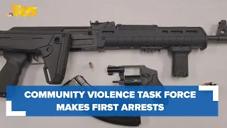 Seattle Police Department's Community Violence Task Force makes first arrests