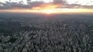 Sunset over São Paulo Centro, Brazil!