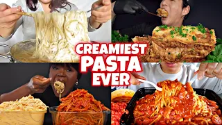 Mukbangers Eating Different Pasta Around The World!🍝😱🤤