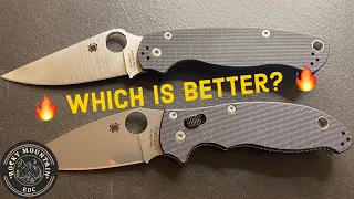 Spyderco Paramilitary 2 VS Spyderco Manix 2!!!