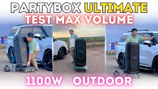 JBL Partybox Ultimate Test Max Volume Ở Ngoài Cánh Đồng - Âm Thanh Quá Khủng Khiếp!!!