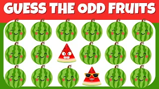 Guess the odd one out Fruits-Edition