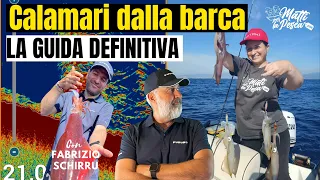 🦑PESCA CALAMARI: Tecnica TATAKI dalla barca