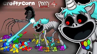 Poppy VS Craftycorn Monster (Poppy Playtime Chapter 4) | AMONG US ANIMATION