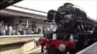 60103 Flying Scotsman and 60163 Tornado at York station on 4th June 2016