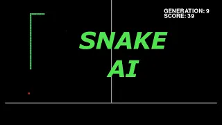 AI learns to play snake using NEAT part 2