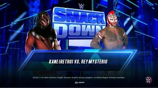 WWE 2K23 Kane Retro vs Rey Mysterio