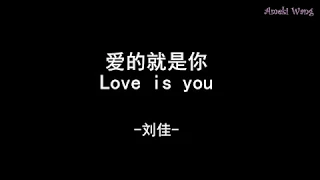 [Pinyin][ซับไทย] Liu Jia - Love is you | 爱的就是你