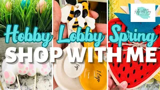 HOBBY LOBBY SPRING AND EASTER SHOP WITH ME