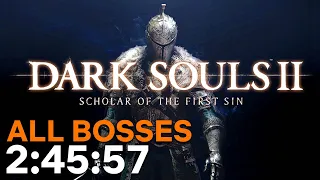 Dark Souls II: Scholar of the First Sin • All Bosses Speedrun in 2:45:57