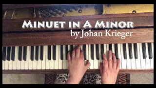 RCM 1 Piano Repertoire - Minuet in A Minor by Johann Krieger