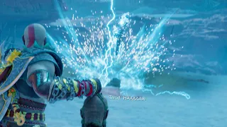 God of War Ragnarok - Thor's Daughter Wields Mjolnir Hammer Secret Ending