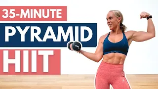 35 Minute HIIT Workout With Weights | Pyramid Power