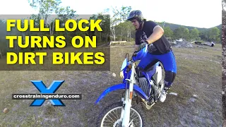 How to do full lock turns on dirt bikes︱Cross Training Enduro