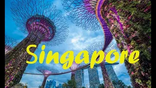 Walking in SINGAPORE Chinatown to Marina Bay and Gardens   4K 60fps UHD