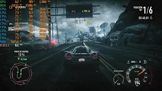 Need for Speed™ Rivals 2013 I7 3770 GTX 960 2G Max. Settings 60 FPS