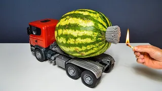 Watermelon Jet Truck - Super Shockwave Experiments #indiya #warzone #rocketlaunch #interestingvideo