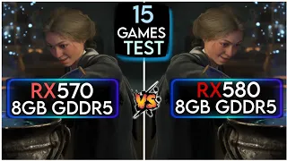 RX 570 vs RX 580 | Test In 15 Games | Which Is Better Choice ?