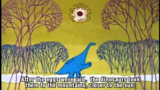 Masters of Russian Animation  1967 Mountain of Dinosaurs by Rasa Strauntamane russub eng