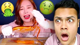 KOREANS WILL EAT ANYTHING ON CAMERA (Reacting To Mukbang Videos)