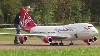 Boeing 747-400 Virgin Atlantic Huge RC turbine model Airliner