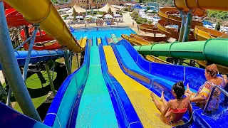 Triple Race Water Slide at Aquapark Nessebar