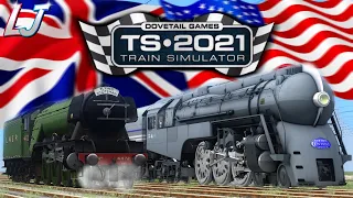 Train Simulator 2021 - NYC Hudson VS Flying Scotsman [UK vs USA Race]