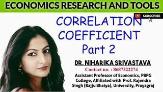 Correlation Coefficient Part 2    @economicsresearchandtools3975