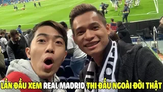 CrisDevilGamer LẦN ĐẦU XEM REAL MADRID THI ĐẤU NGOÀI ĐỜI THẬT