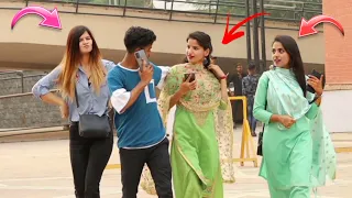 Accidentally hugging prank on cute girl's 🤩 (Epic reaction) || pappu prankster