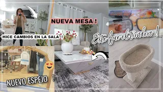 POR FIN ENCONTRÉ ESPEJO PARA LA SALA | NUEVA MESA 😍| TREMENDO SUSTO EN LA ESCUELA 😢