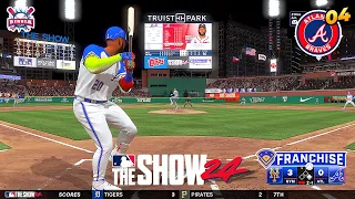 MLB The Show 24 Atlanta Braves vs New York Mets | Franchise Mode #4 | Gameplay PS5 60fps HD