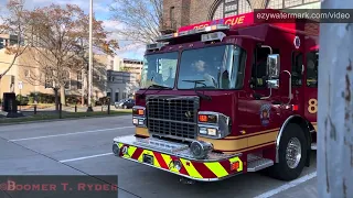 WPFD E70 & R88 responding to a call on 11/19/23