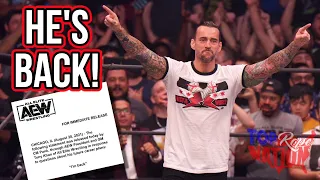 CM Punk Returns! What It Was Like LIVE at the United Center