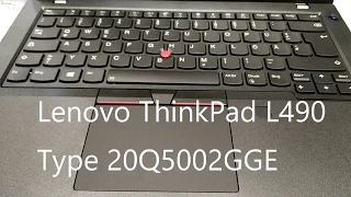 Lenovo ThinkPad L490 Notebook - 20Q5002GGE
