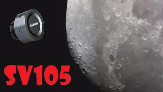 A Lua com a câmera planetária Svbony SV105