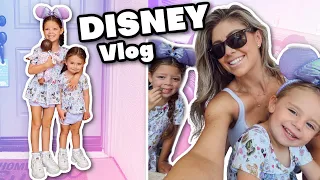 DAY IN THE LIFE AT DISNEYLAND WITH 2 KIDS!