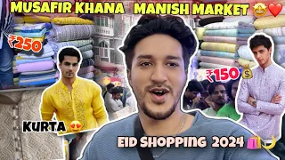 Kurta Shopping in Mumbai | Musafir Khana, Manish Market Latest Collection for Eid 2024 😍💸