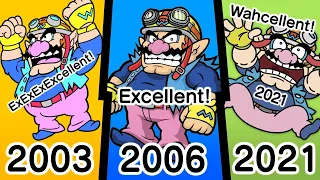 Evolution of WarioWare voices (2003 - 2021)