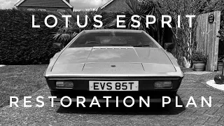 Lotus Esprit S2 - Restoration Plan