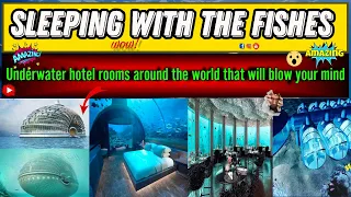 Underwater hotel rooms around the world that will blow your mind || Sleep with the Fishes || WOW