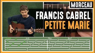 Cours de Guitare : Apprendre Petite Marie de Francis Cabrel