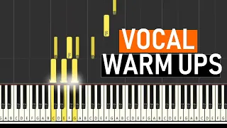 ♬ VOCAL WARM UPS #2 -- Vocal Exercises -- MAJOR SCALES - By Soulphonic ♬