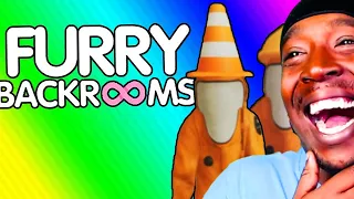 Reaction To We Played The Worst Backrooms Games on Steam... (Furry Backrooms)