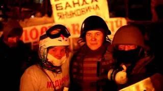 Лица Революции  Киев, 25 января, ул  Грушевского
